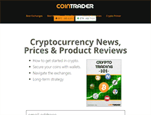 Tablet Screenshot of cointrader.org